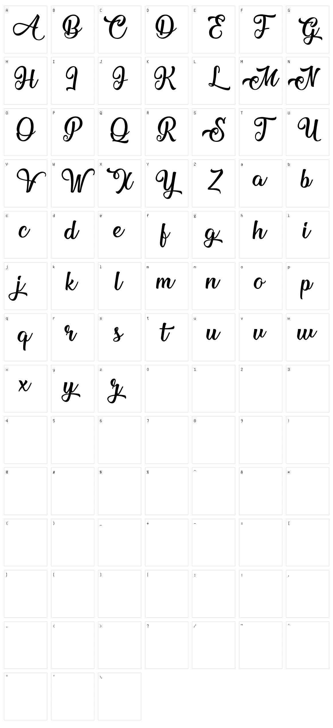 Mechanic of the Heart Character Set