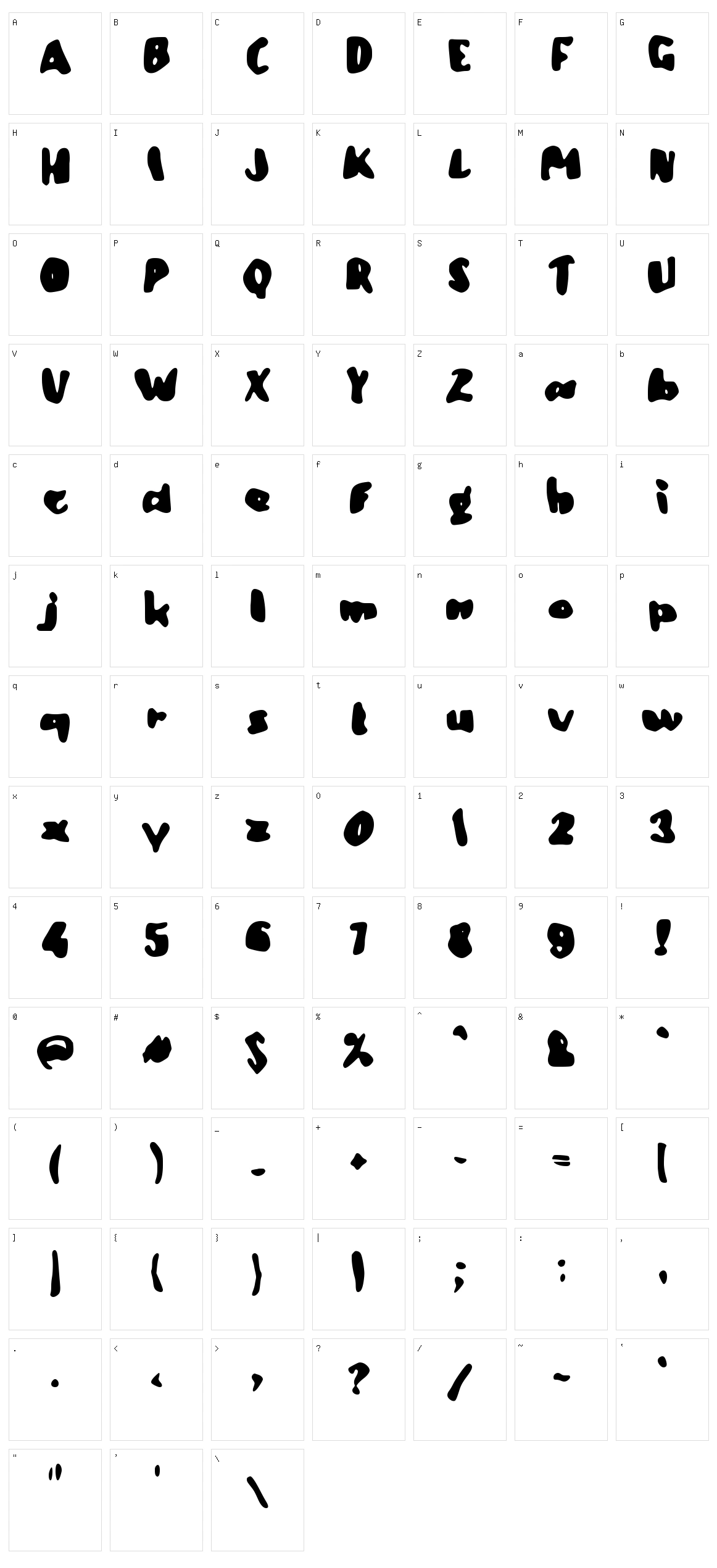 c Claudae Character Set