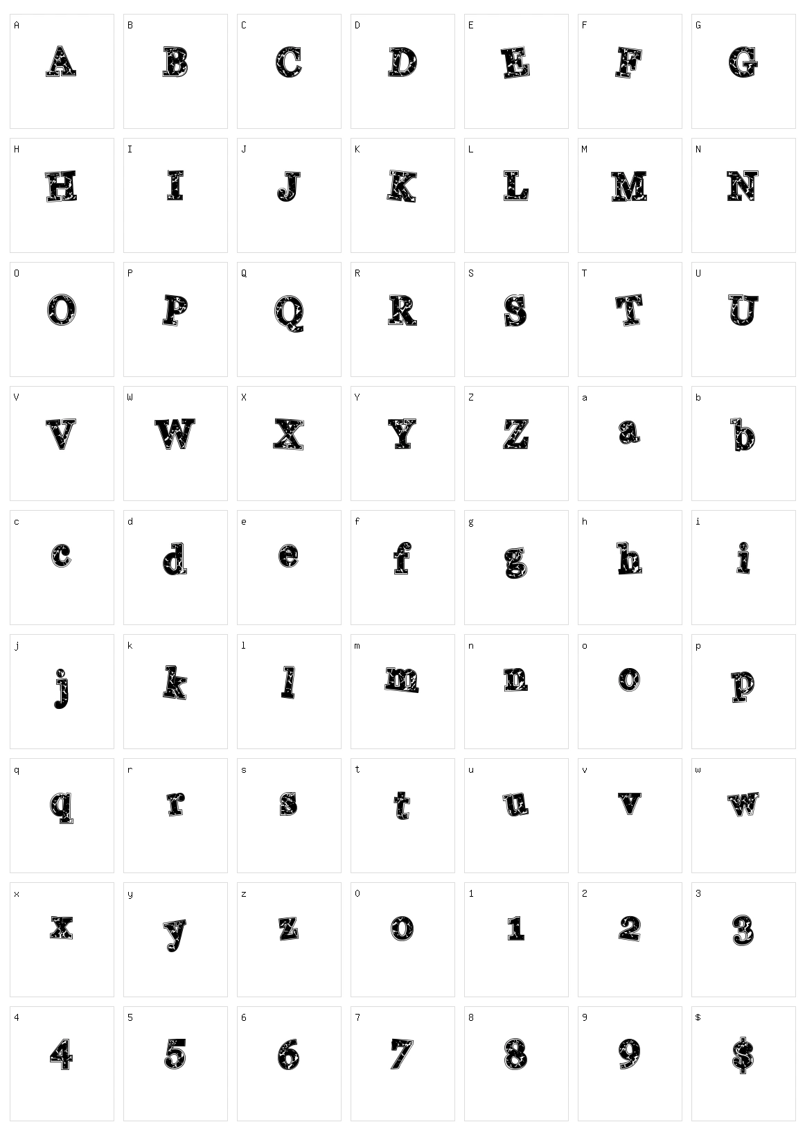 College Movie Character Set