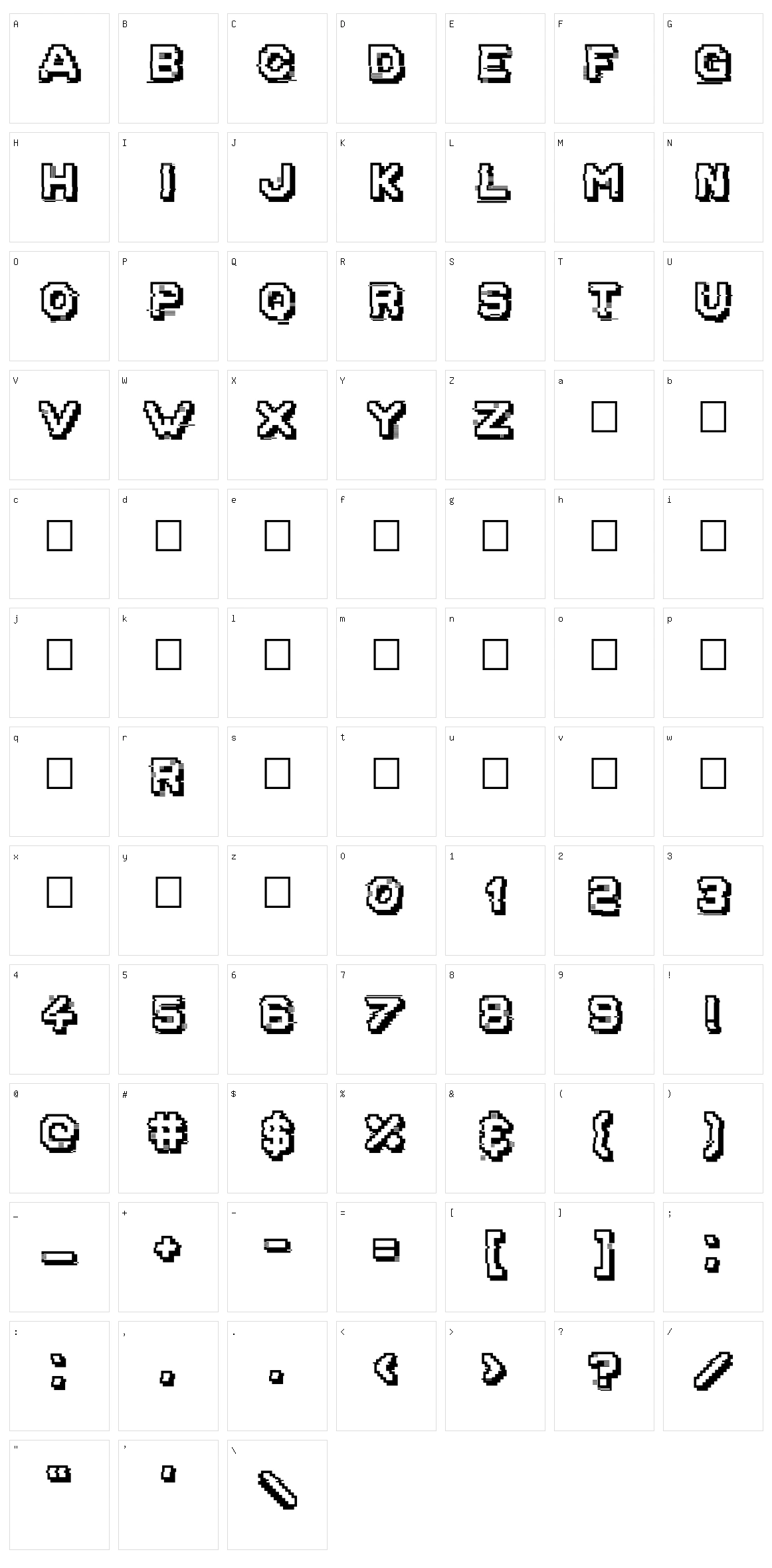 Corrupted File Character Set