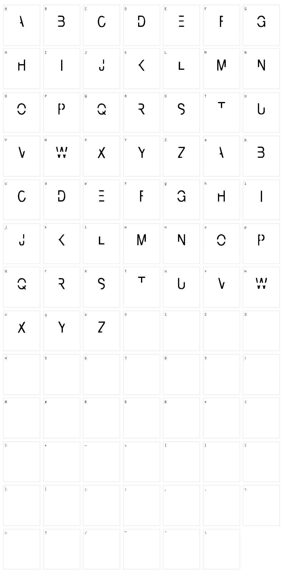 Cyber Bunny Character Set