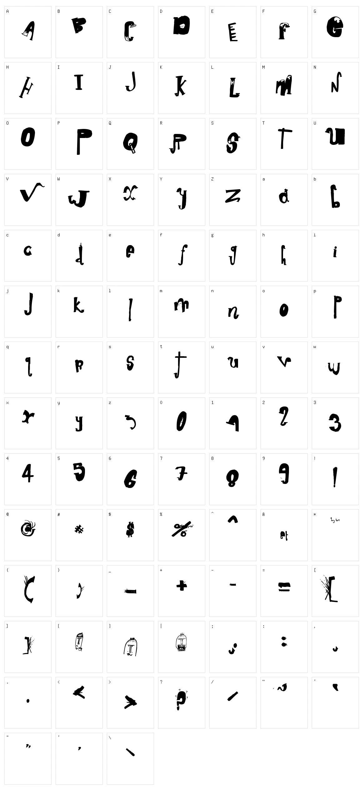Death Friends Character Set