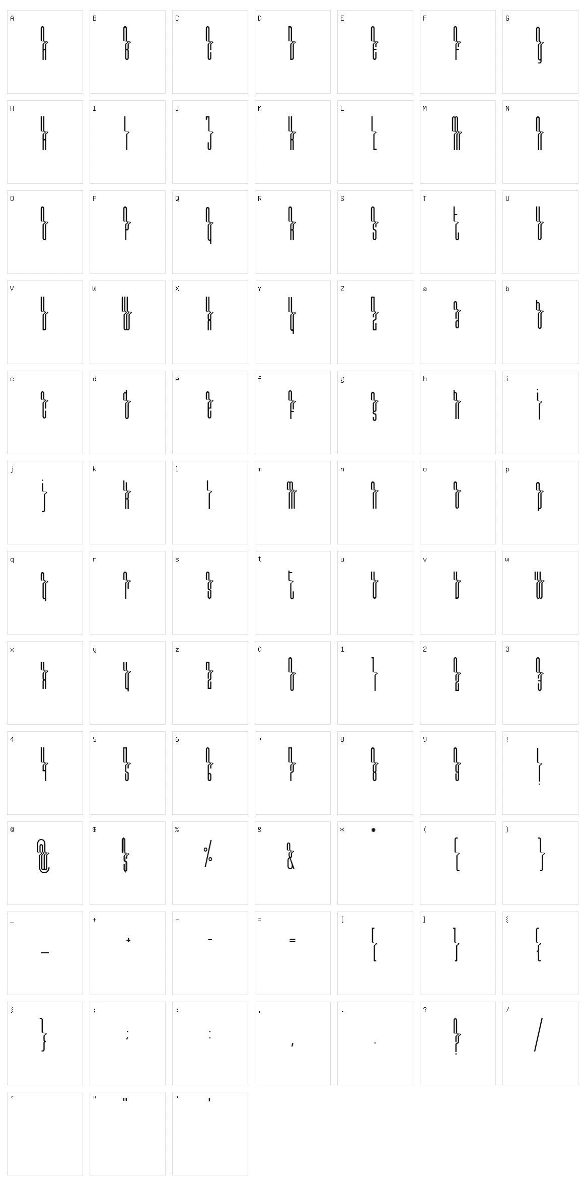 Dos04 Character Set