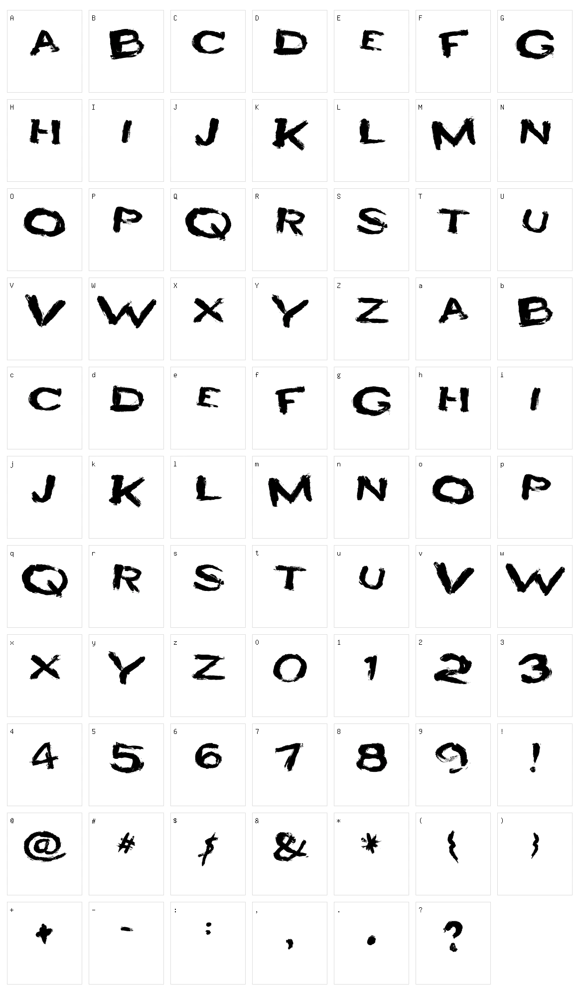 Heyro Fun Character Set