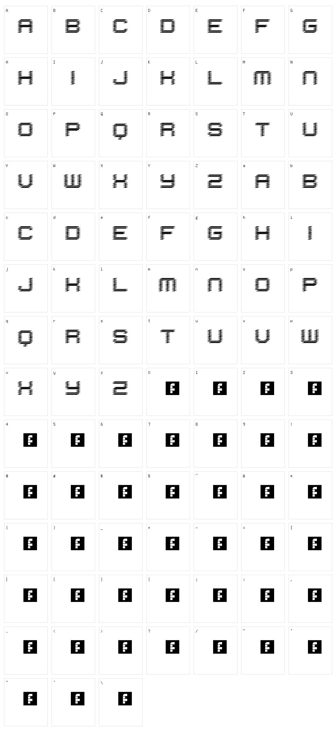 Hijack Character Set