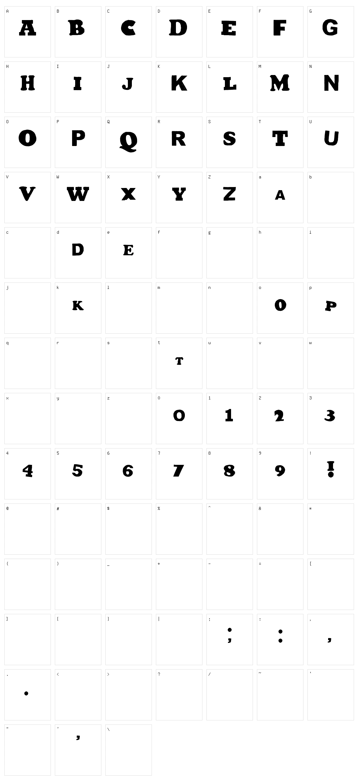 Ja Character Set