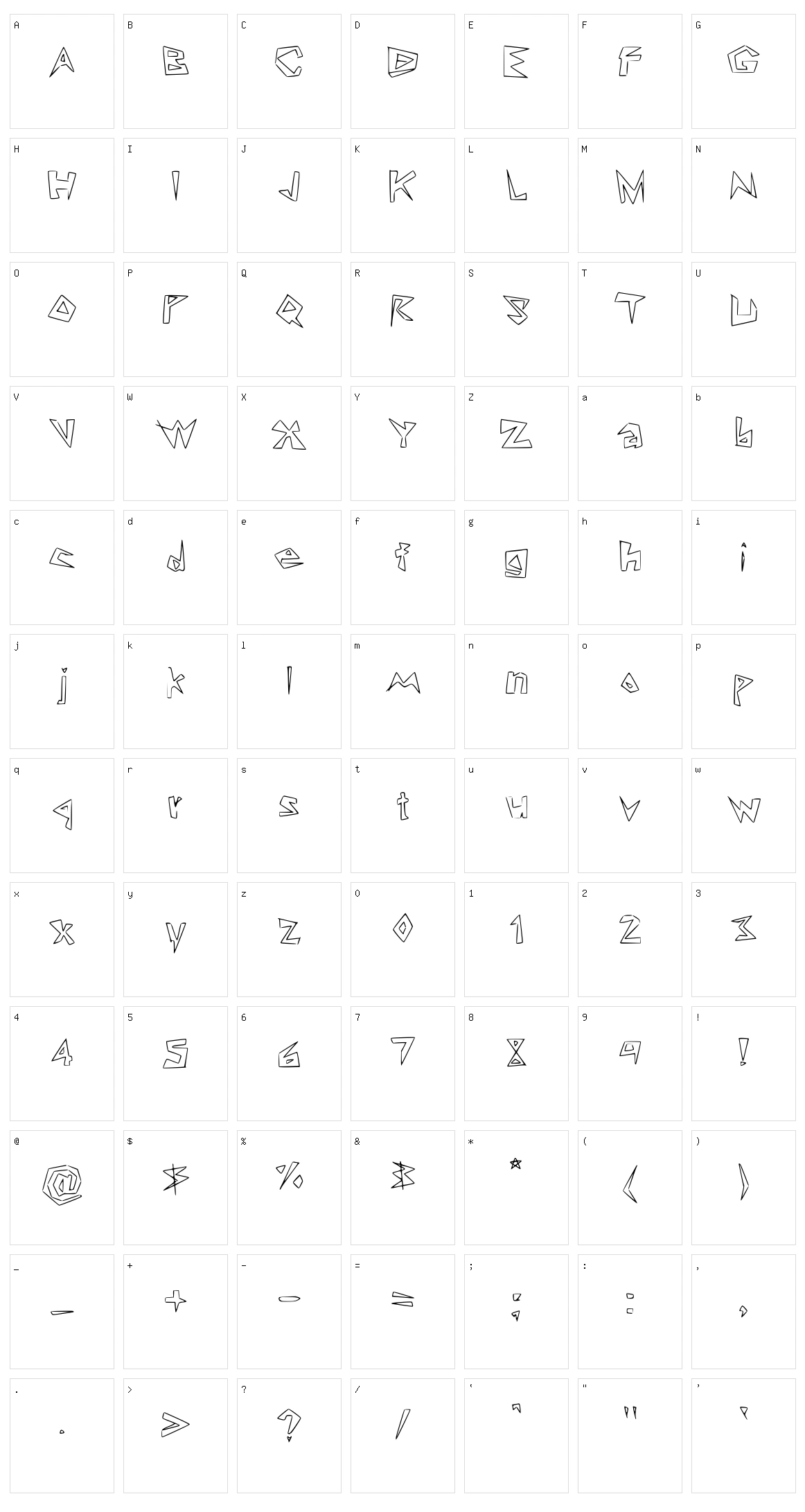 Lookin' Like Diamonds Character Set