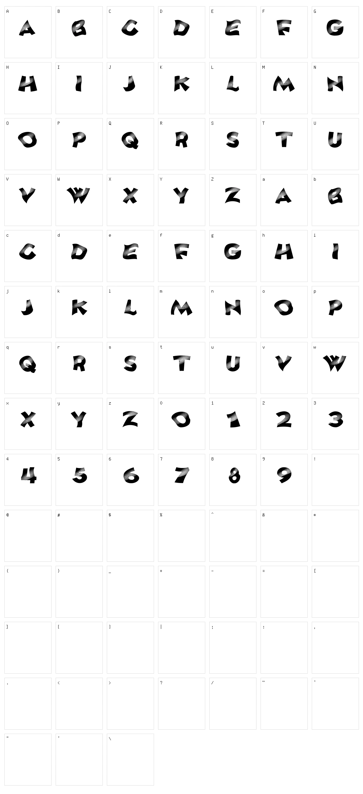 Loud Beats Character Set