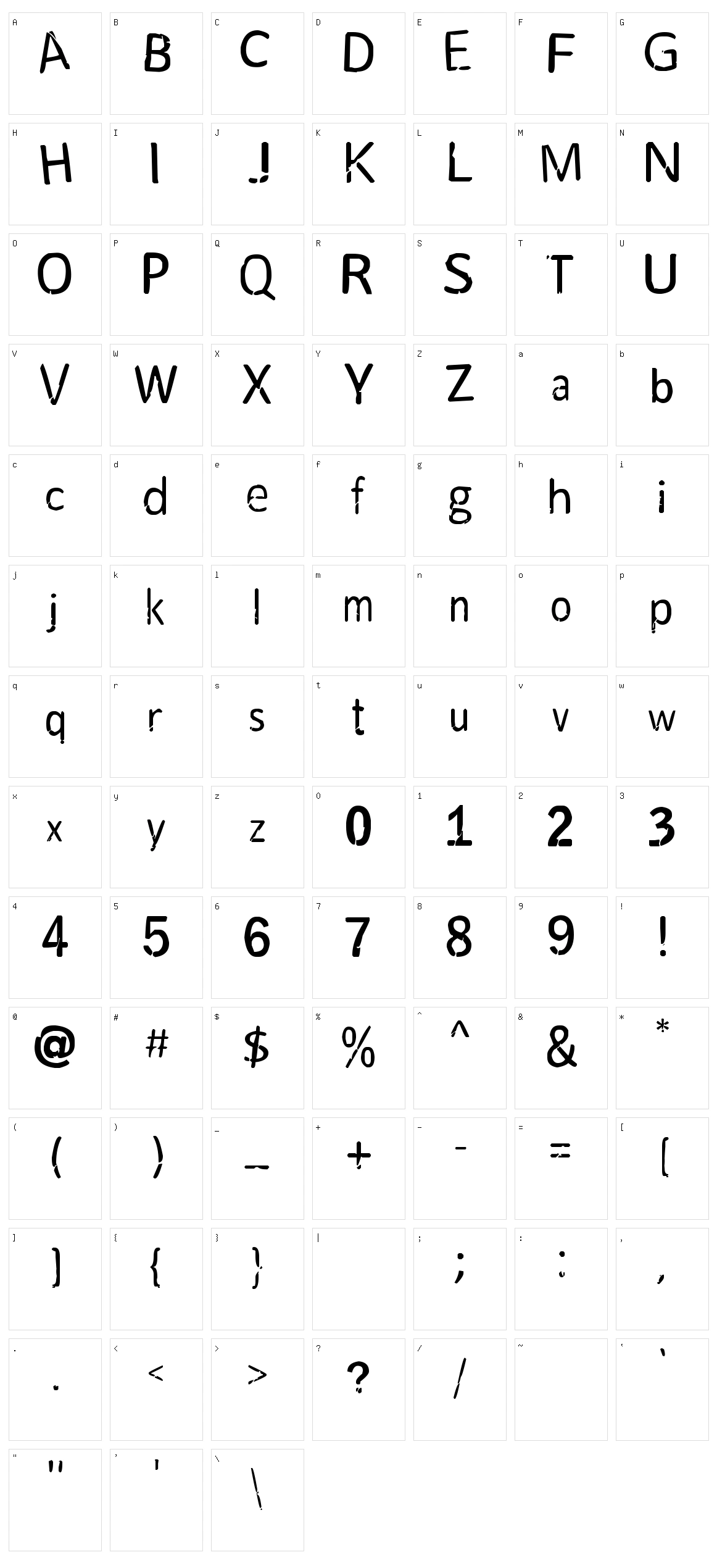 MindPlay Character Set