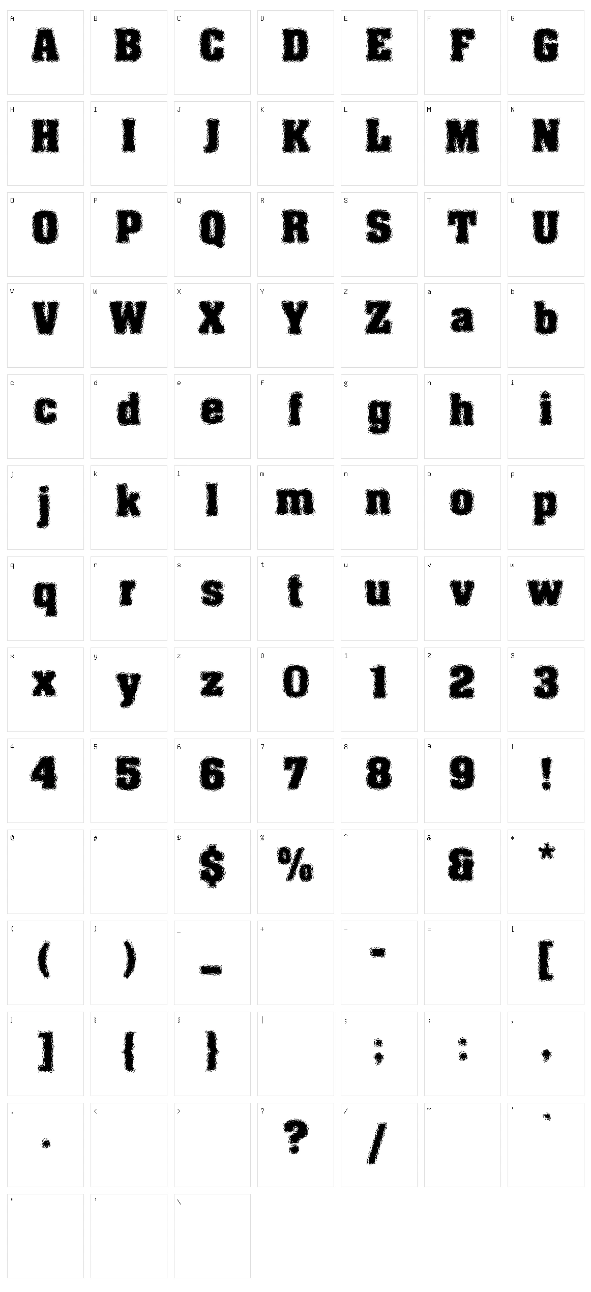 Mister Belvedere Character Set