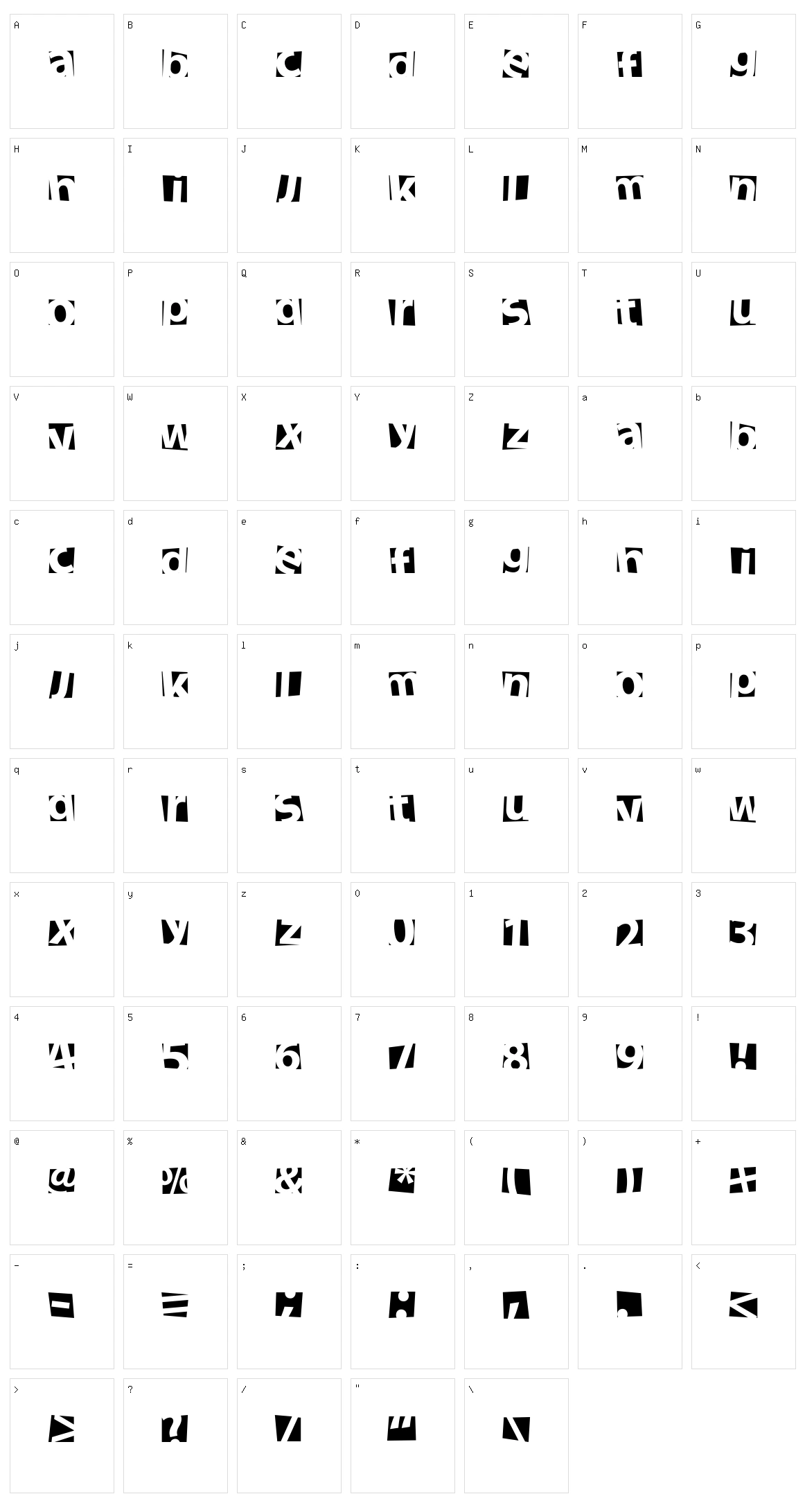 New Facebook Character Set