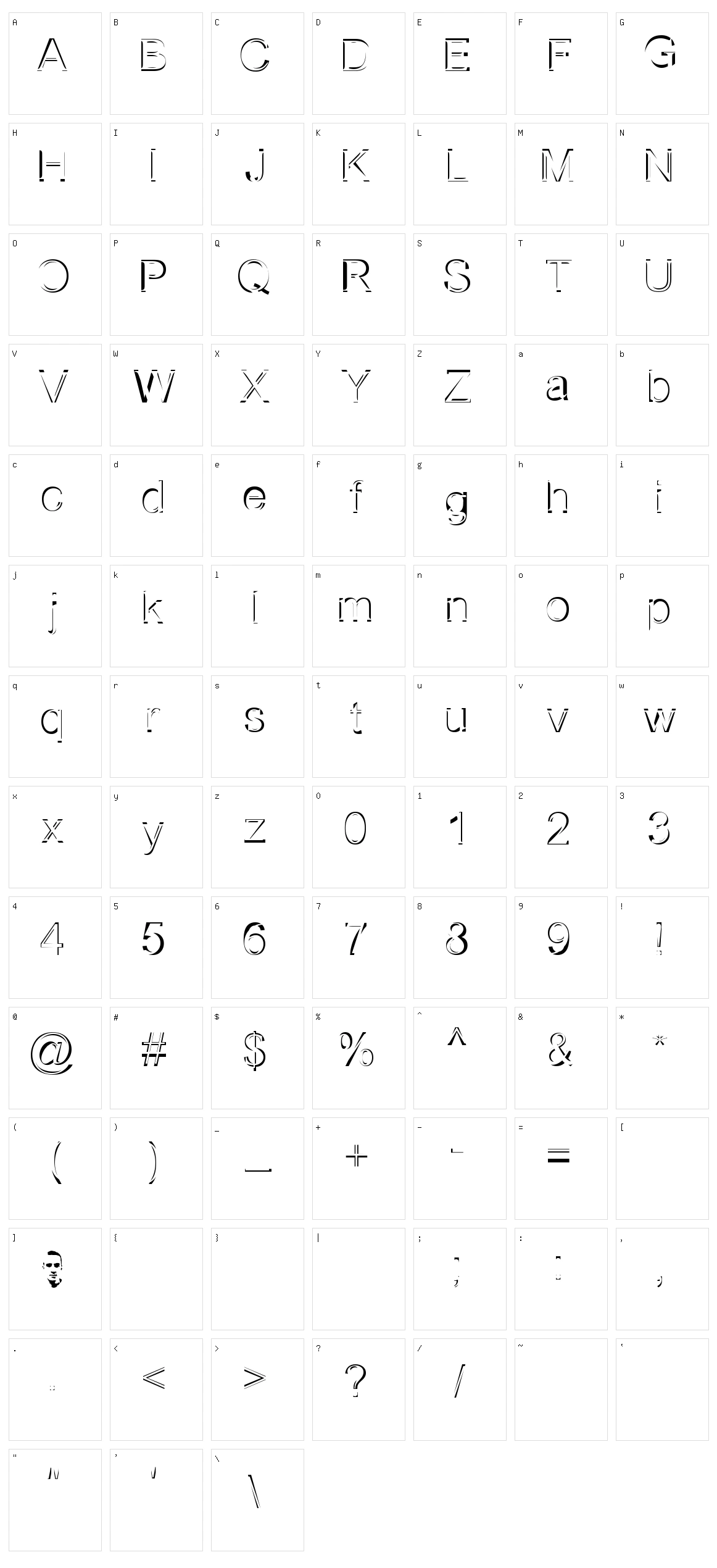 Northern Book Sale Character Set