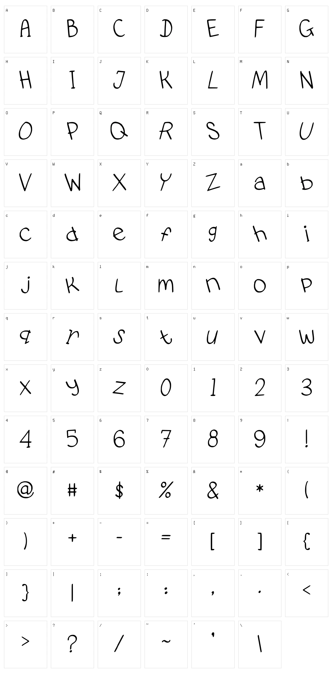 Pidgin Dance Character Set