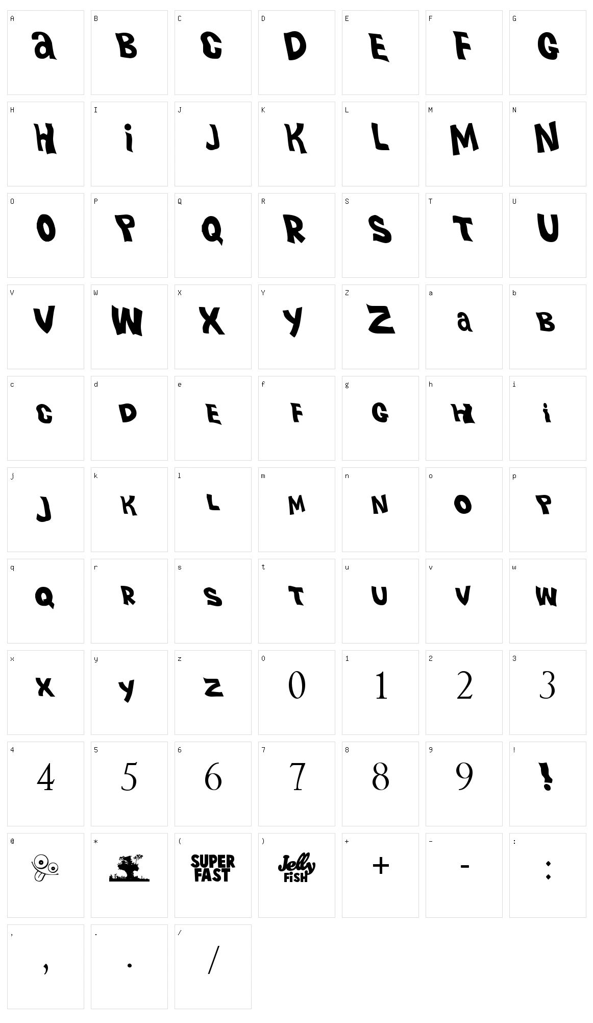 Plastic Beach Character Set