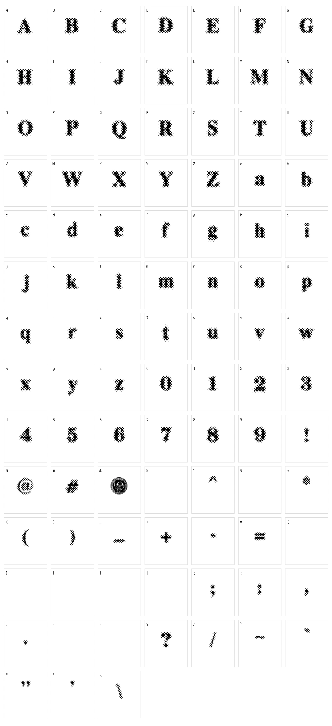 Puchakhon Magnifier3 Character Set