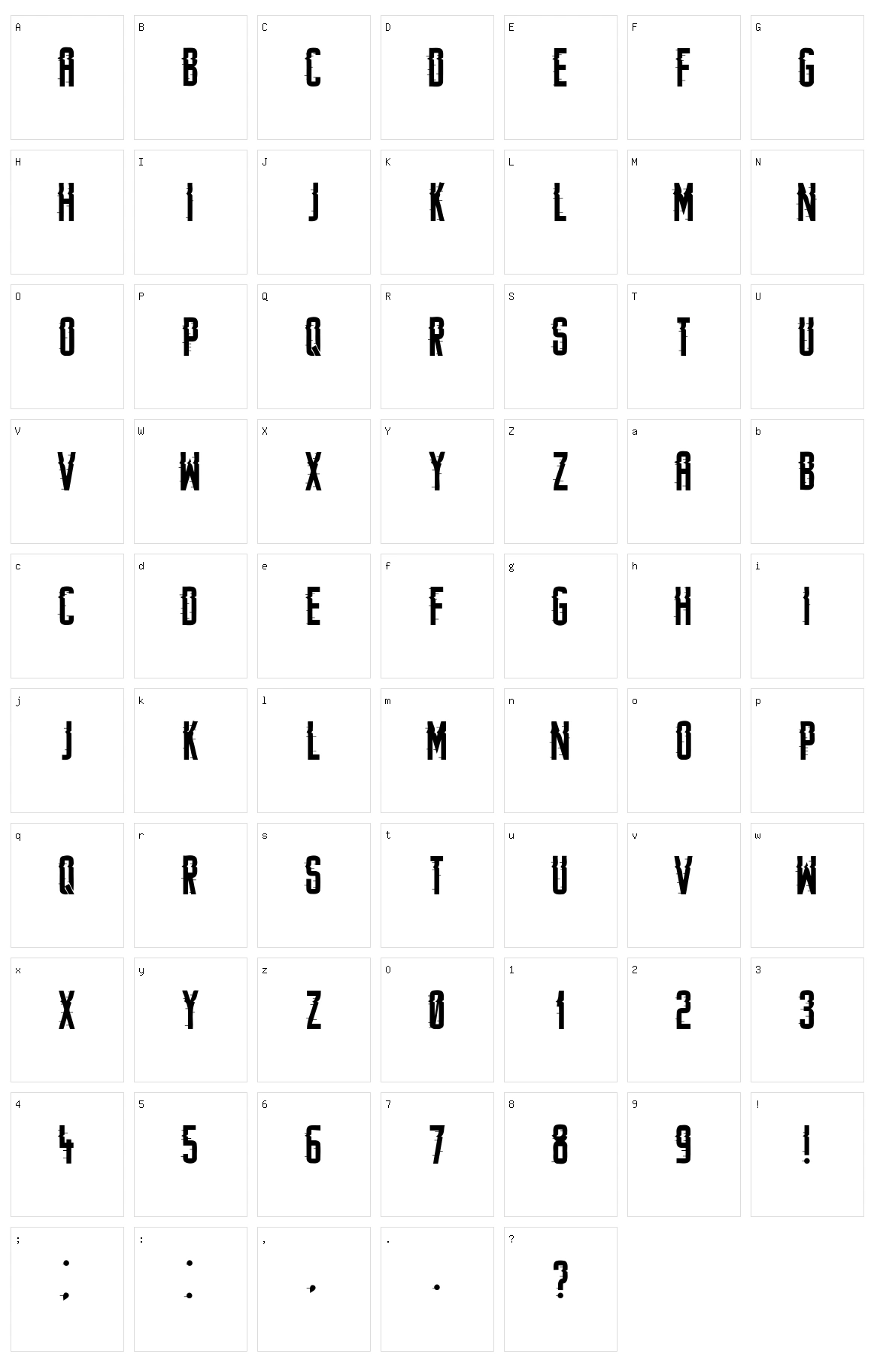 Searching For Signal Character Set