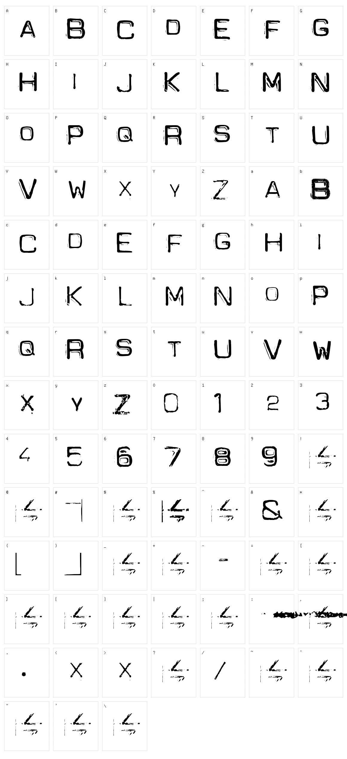 Spacesuit Character Set