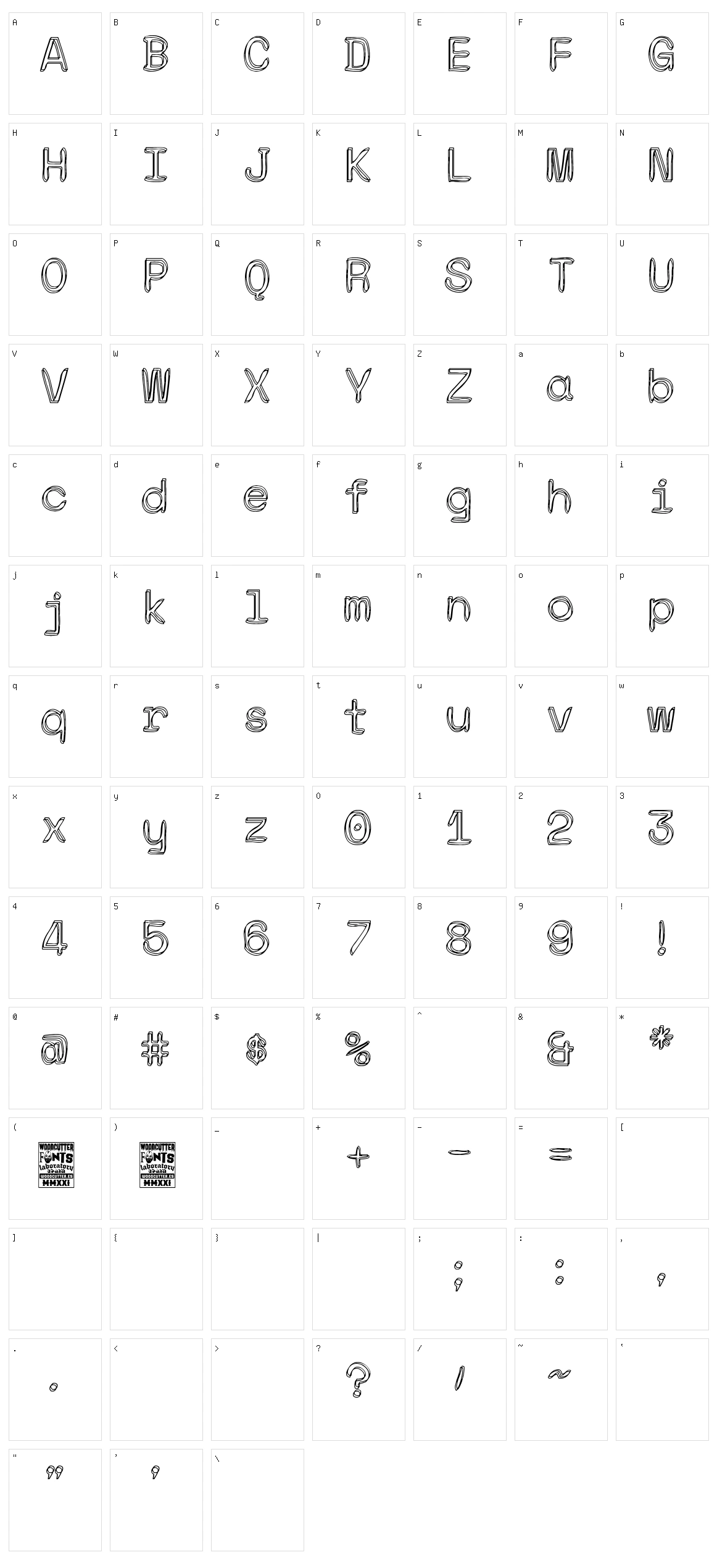 The Moonlight Fraternity Character Set
