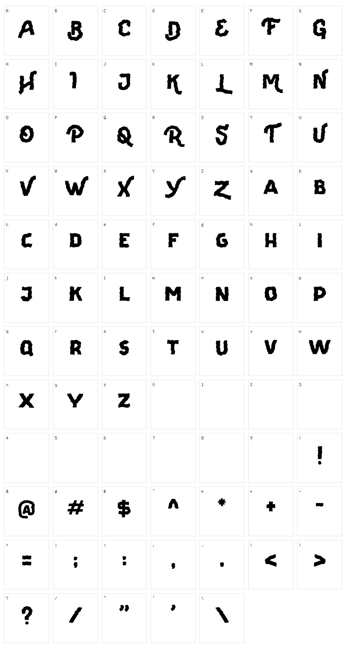 The Viperion Character Set