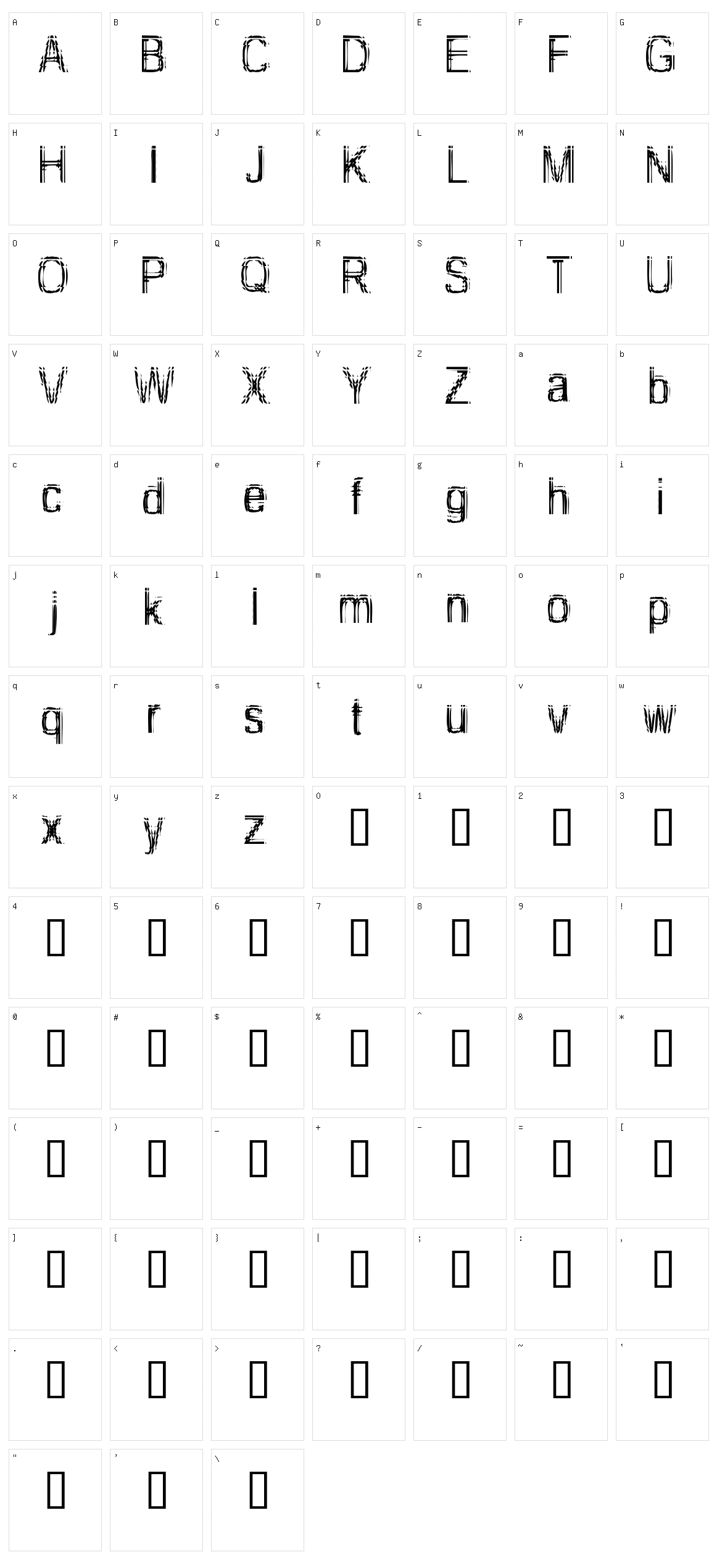 Too Damn Drunk Character Set