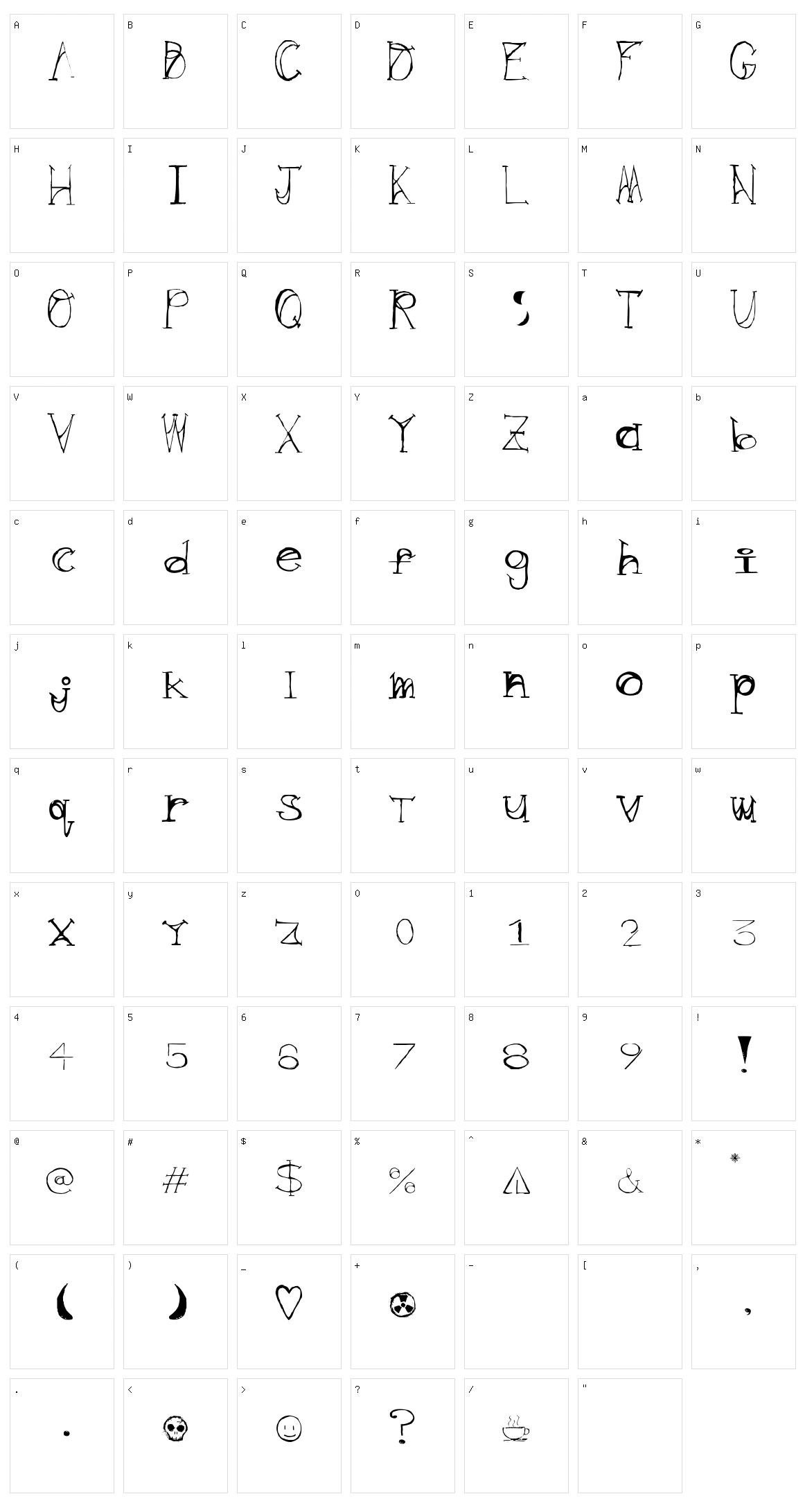 Wave Character Set