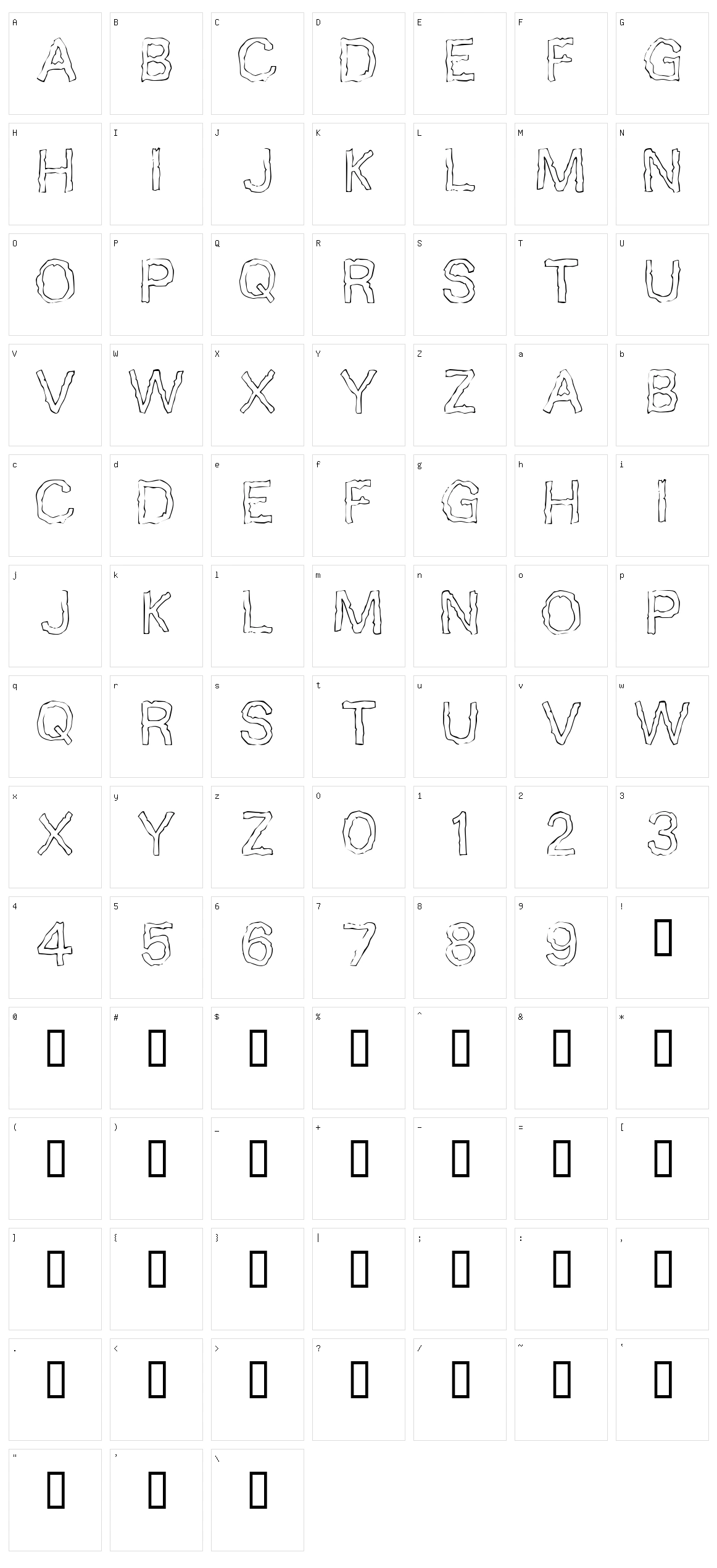 10 Minutes Character Set