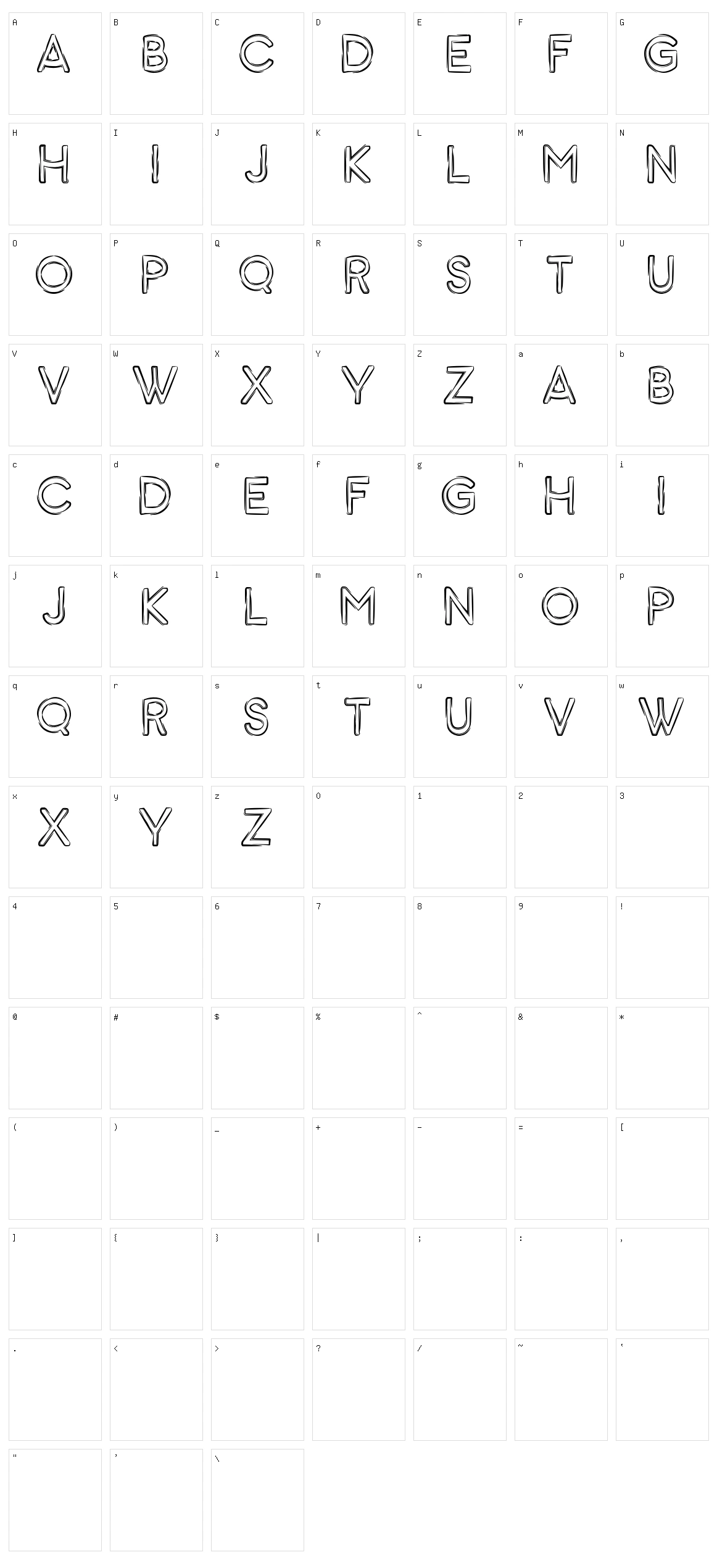 Animalia Character Set