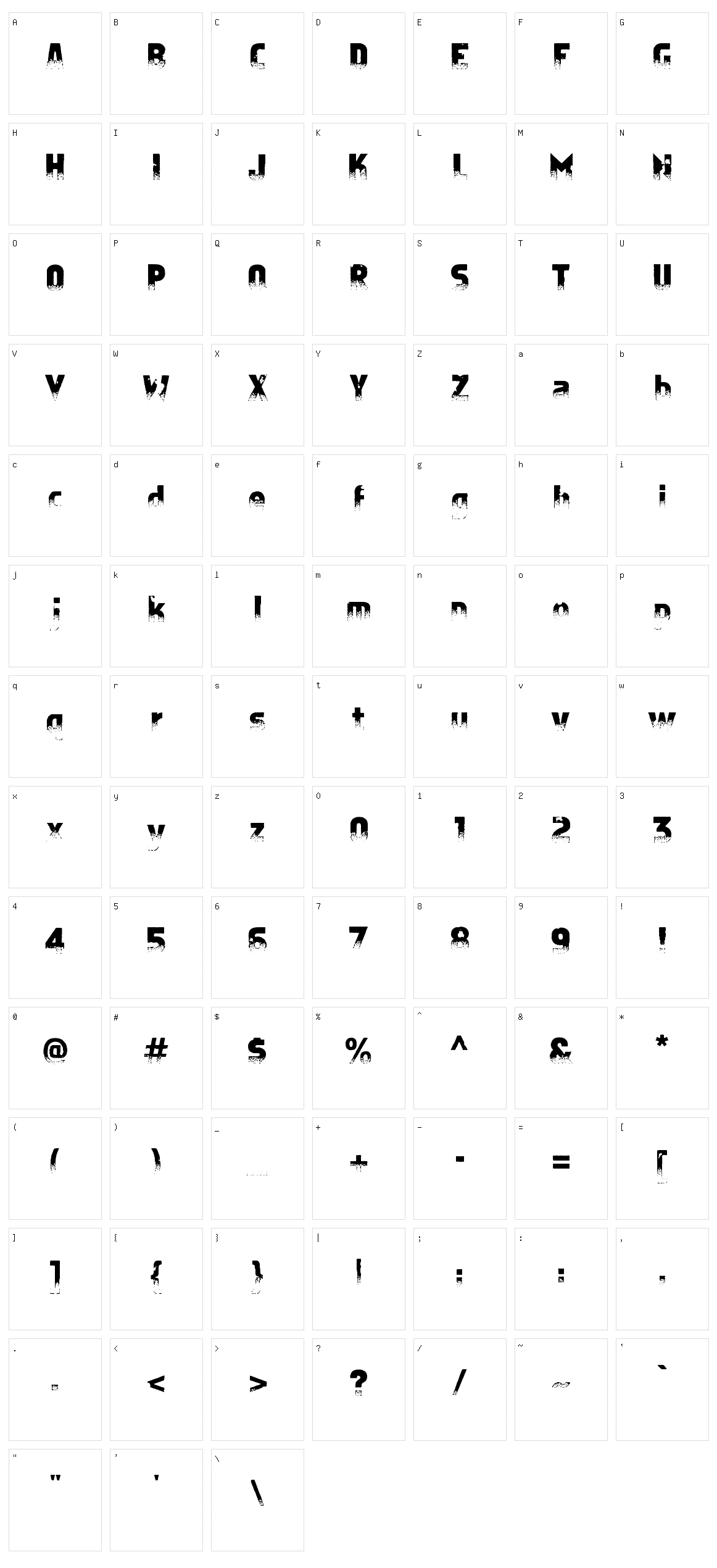 Apostate Cancer Character Set