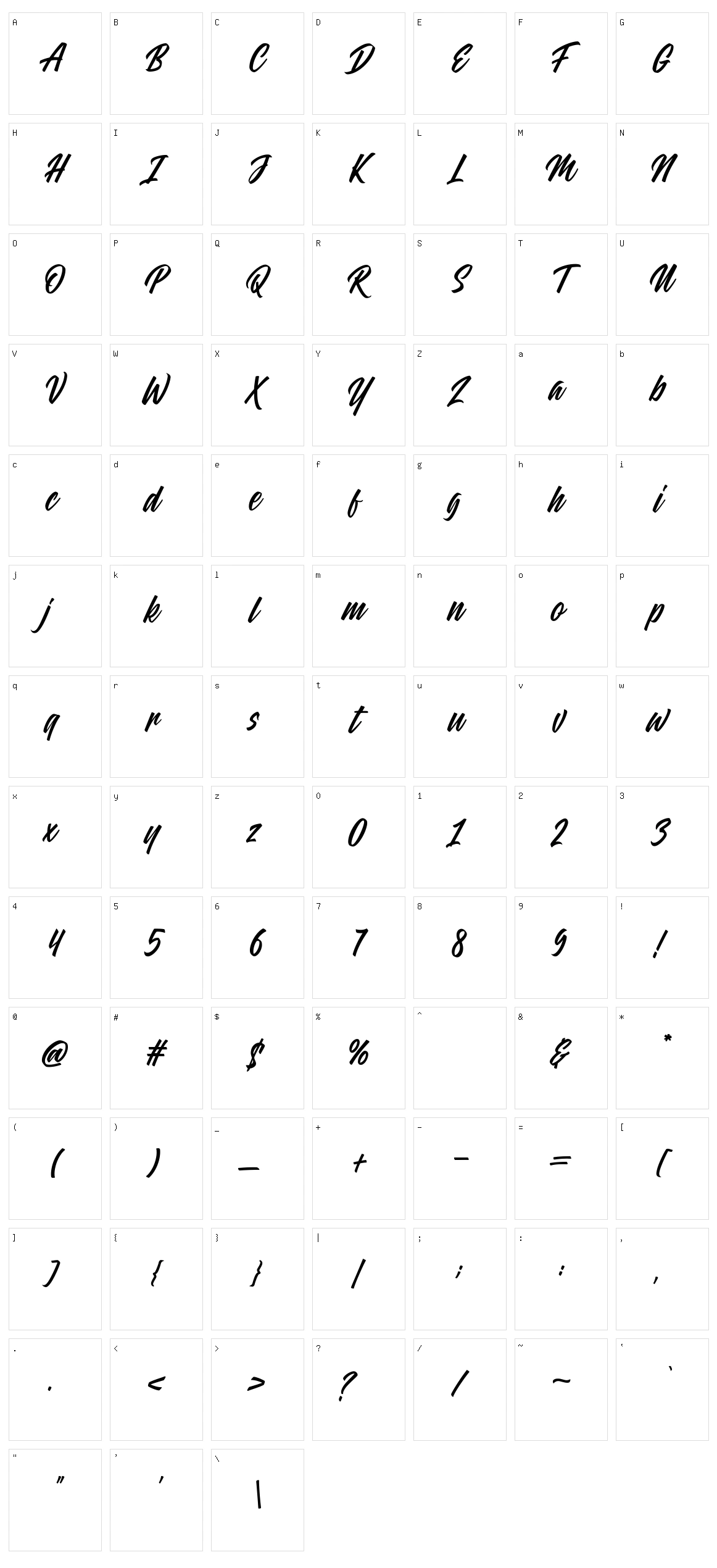 Blacklisted Character Set
