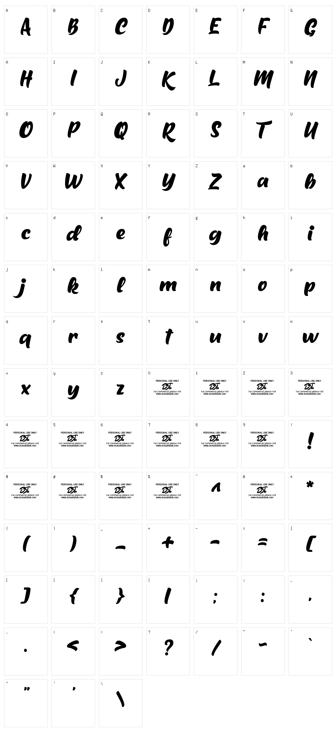 Milton Keynes Character Set