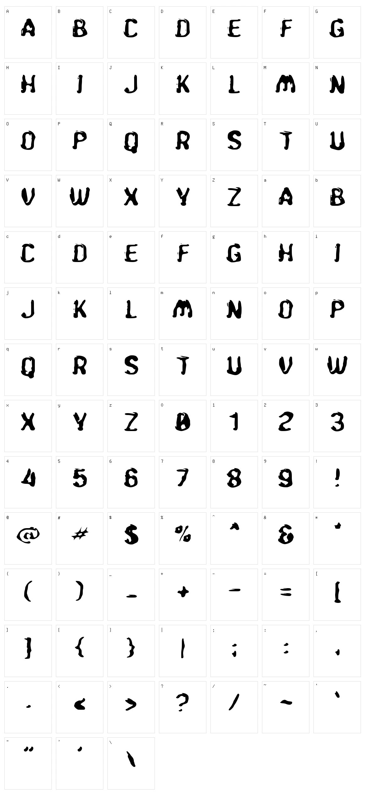c Cegah Covid Character Set