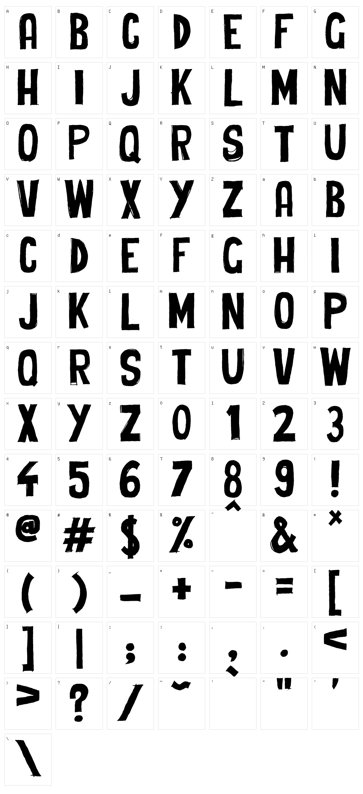 Cheap Potatoes Black Character Set