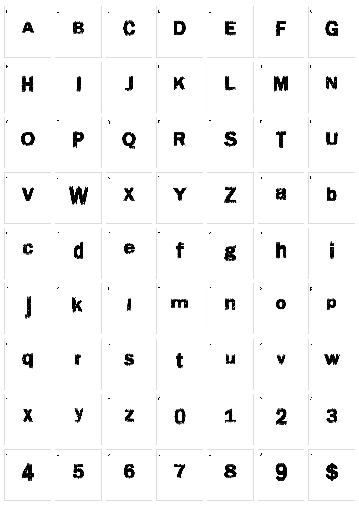 Chronic Deal Character Set