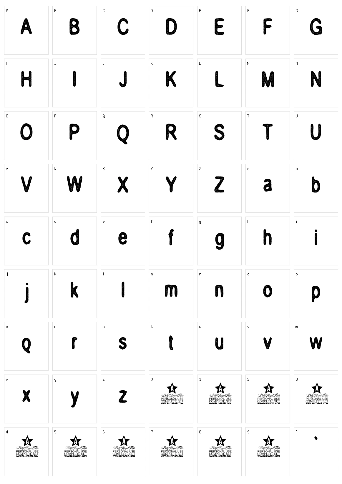 Classroom Character Set