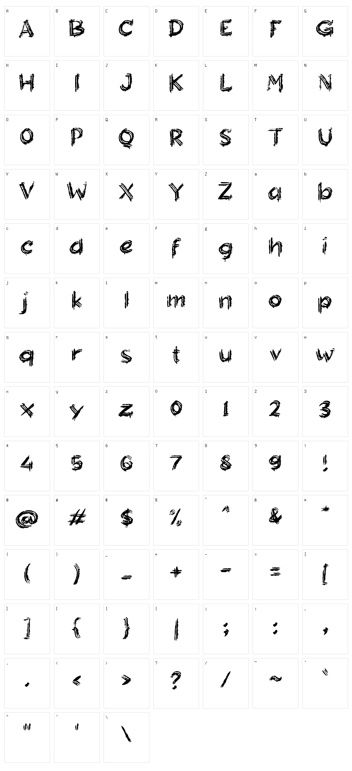 Darah Revolusi Character Set