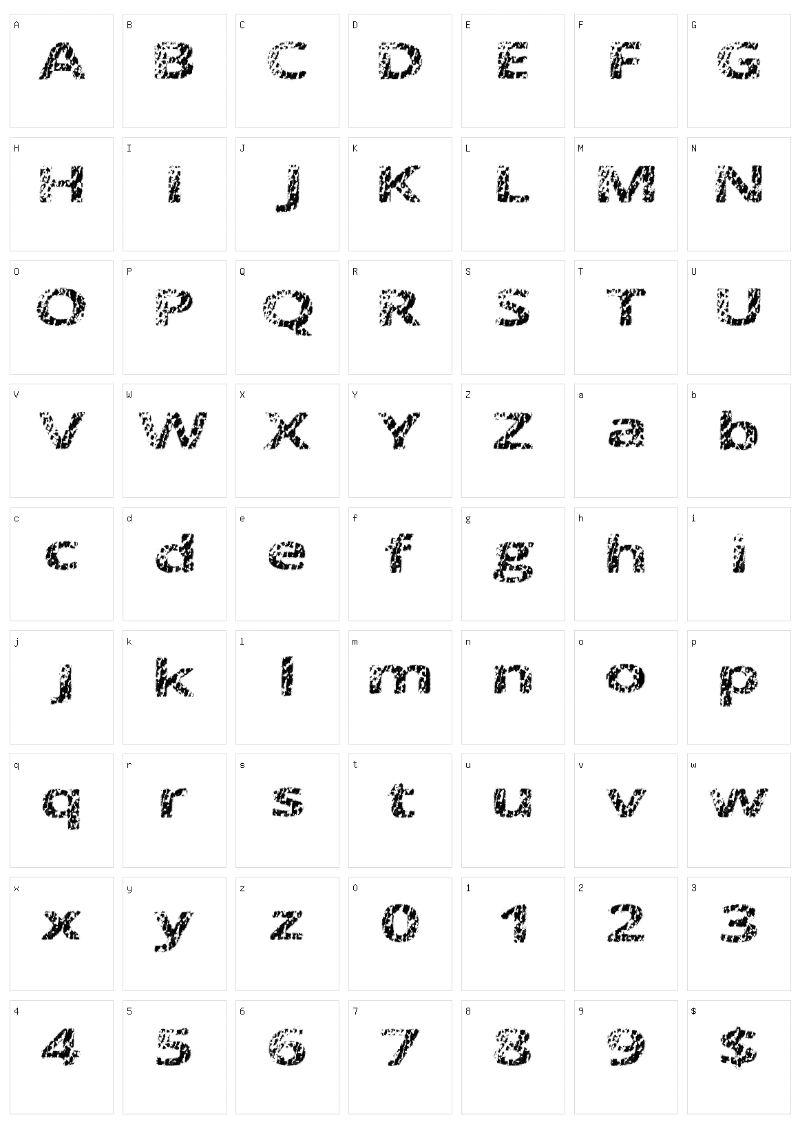 Doctor Meow Character Set