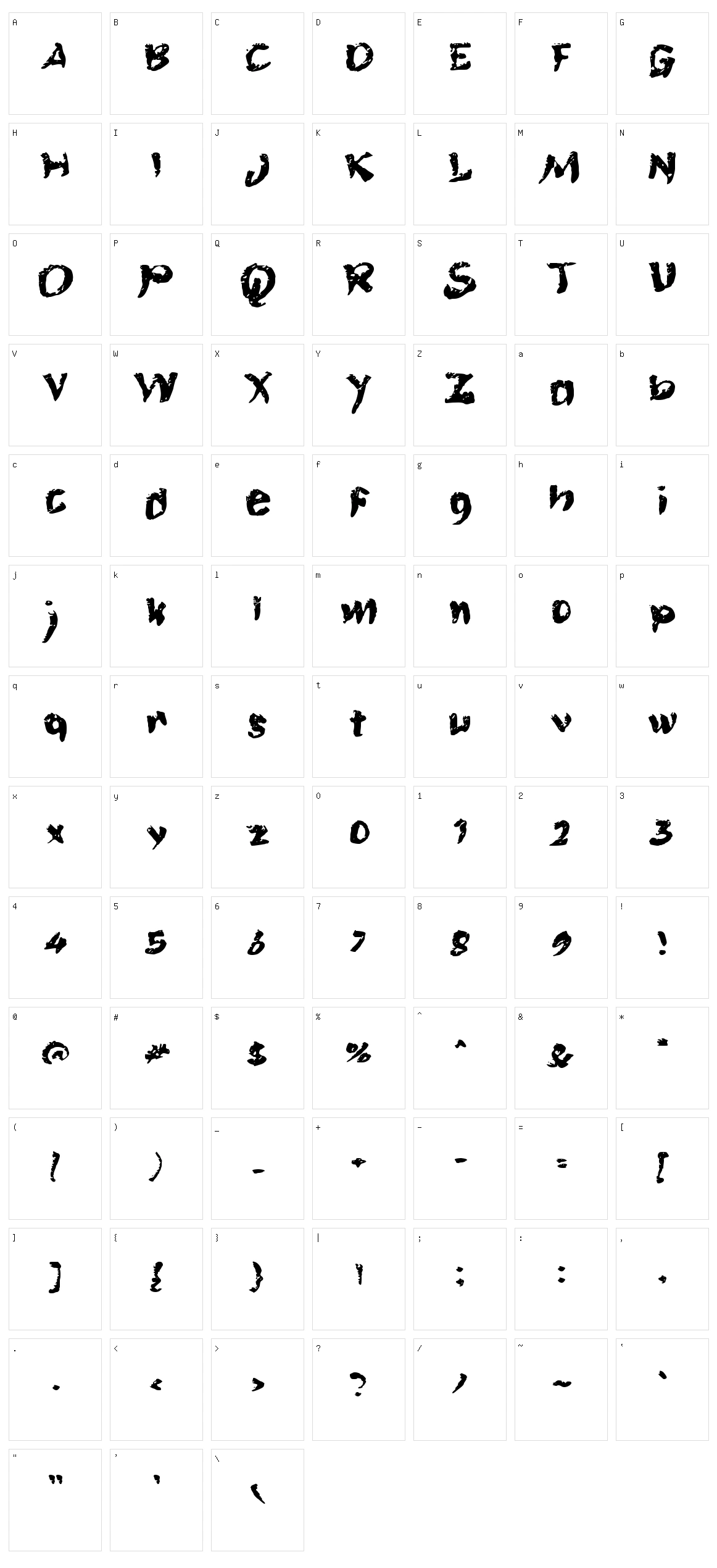 e Etnis Character Set