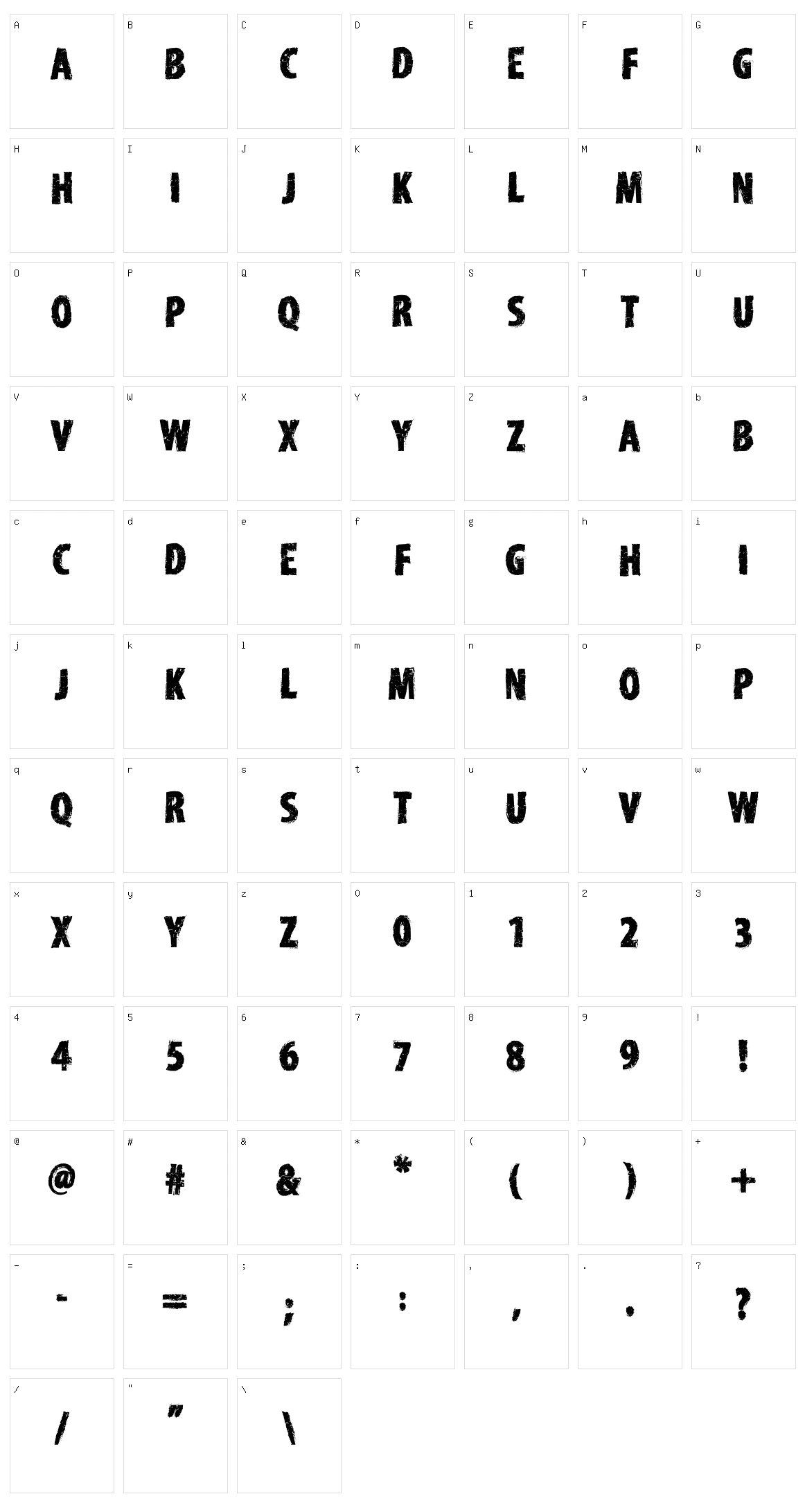 Edirne Character Set