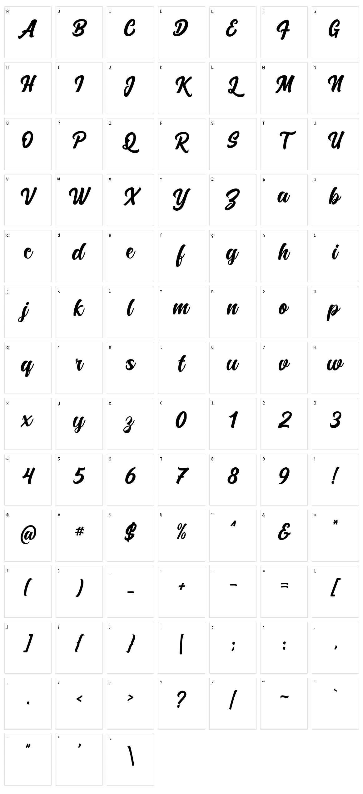 Black Letter Character Set