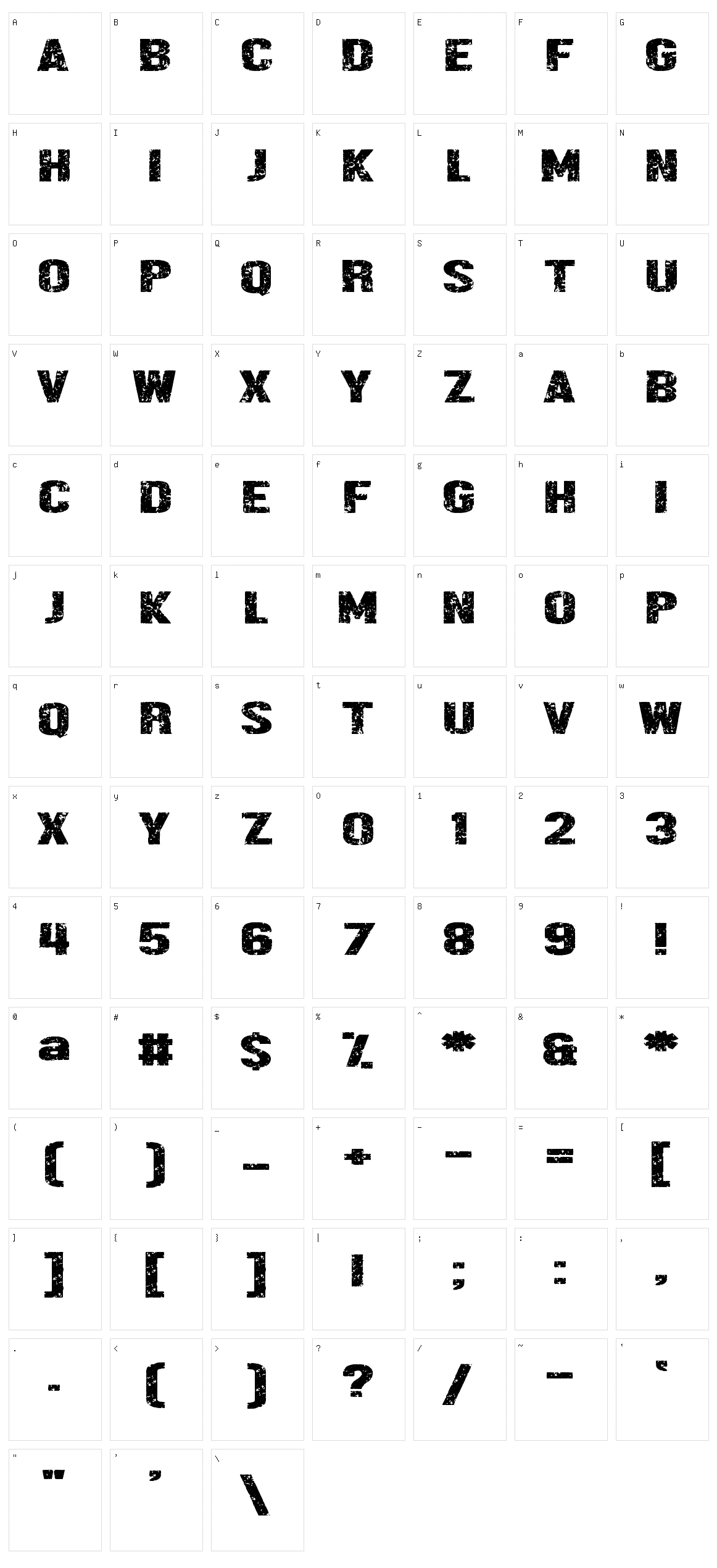 Fake News Character Set