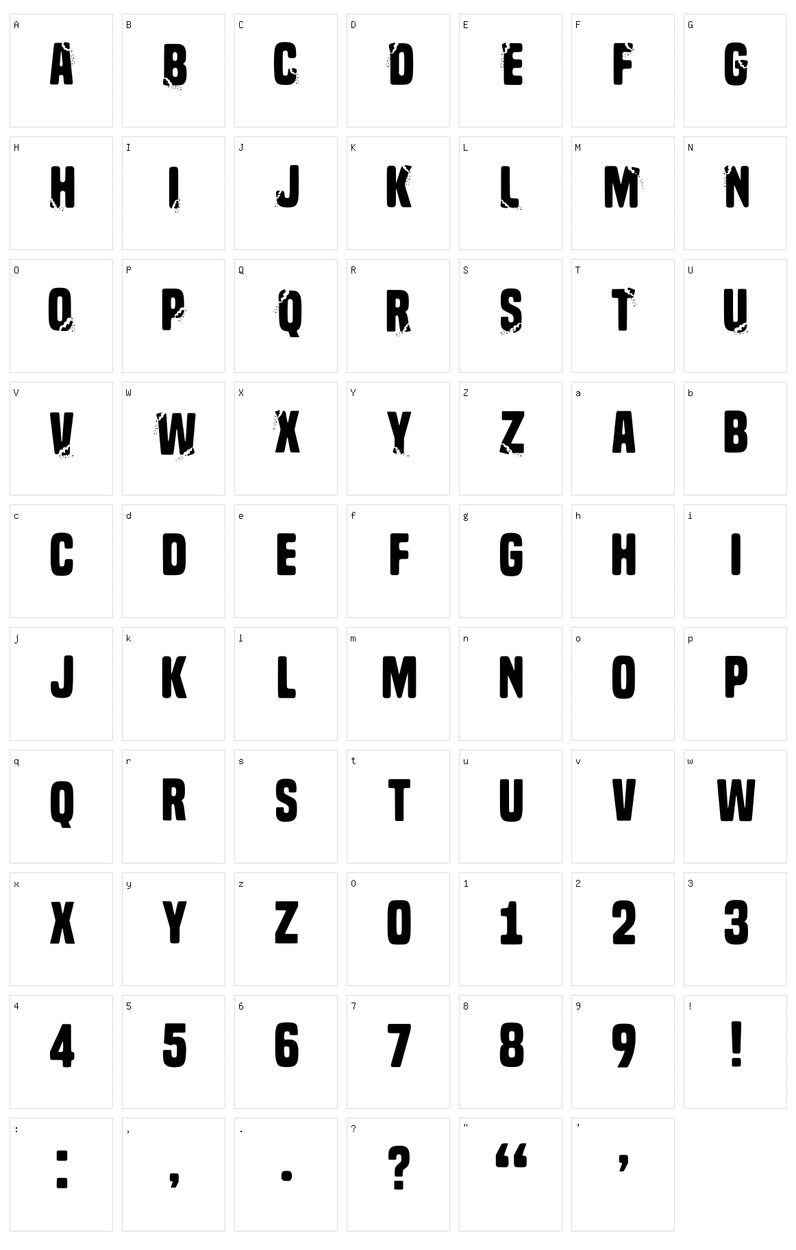 Fika Character Set