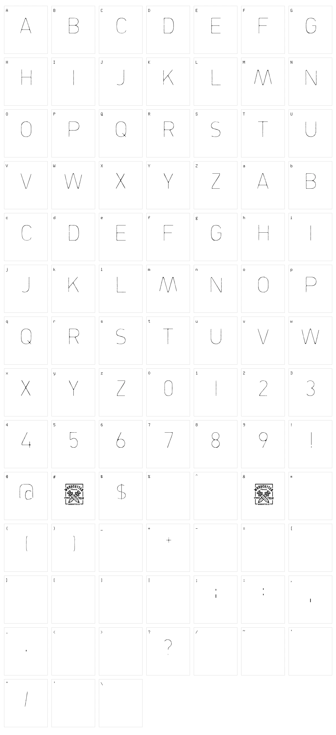 Finisterre Character Set