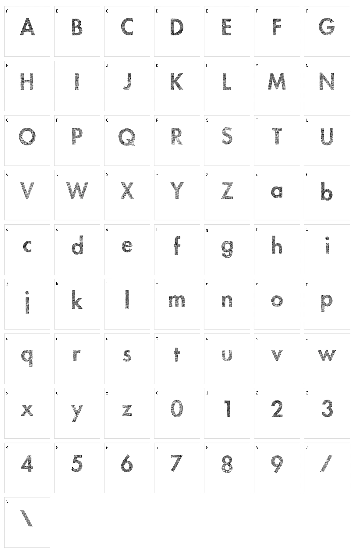 Futuremoon Character Set