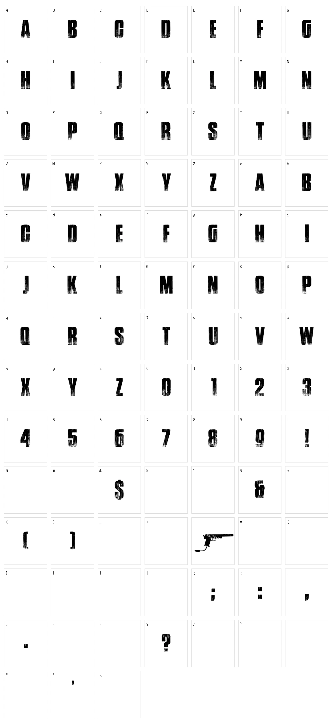Google spies Character Set