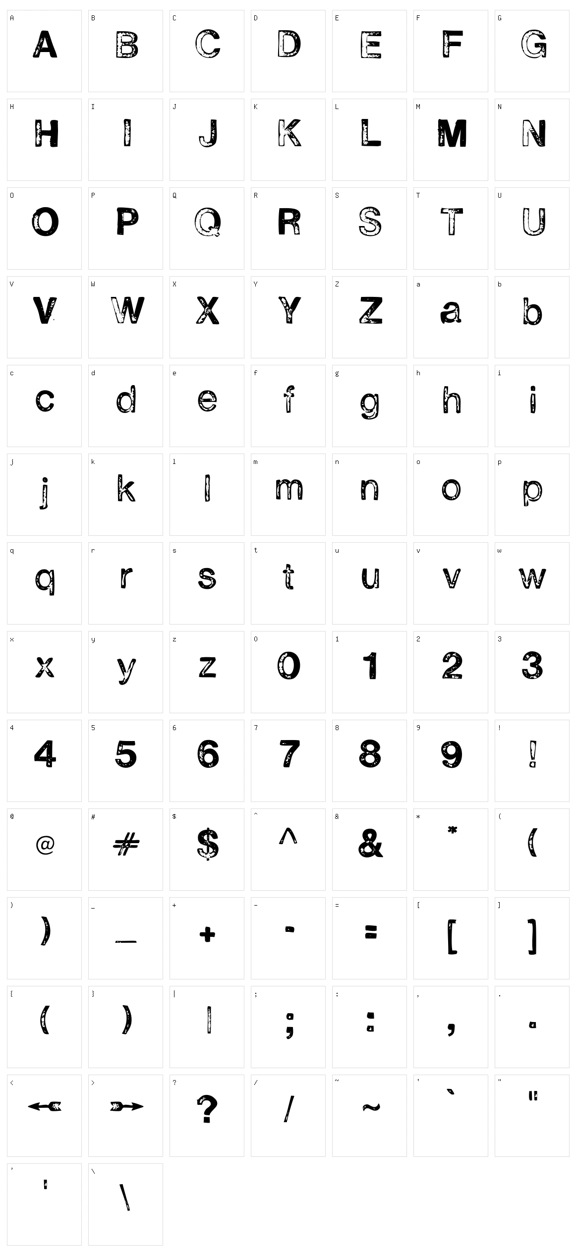 H2D2 Alevita Character Set