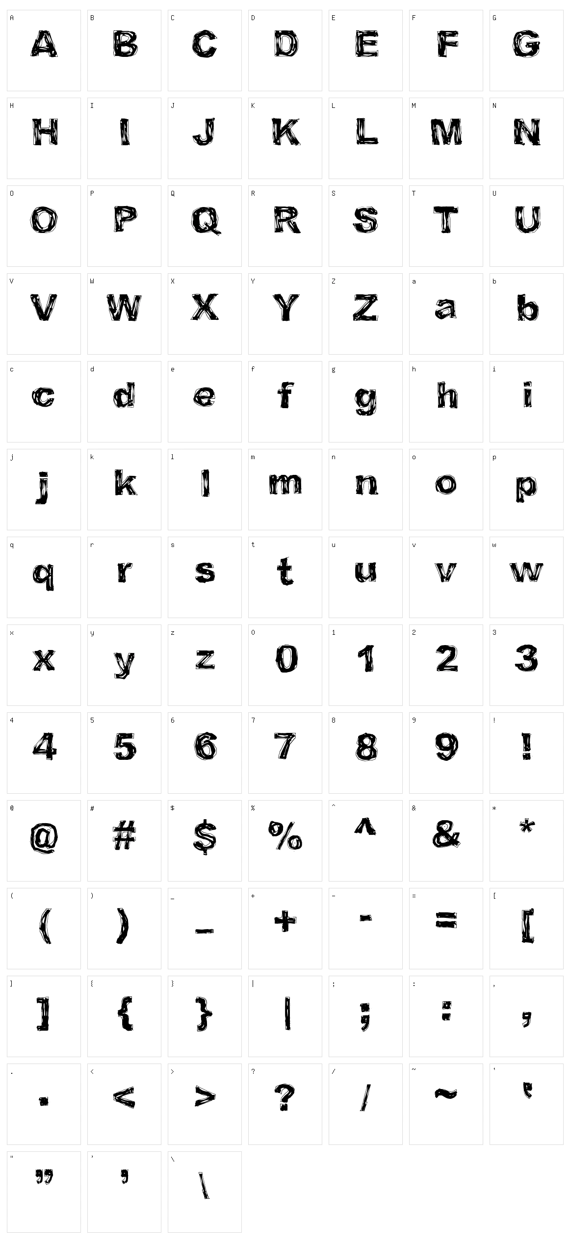 I believe in life before death Character Set