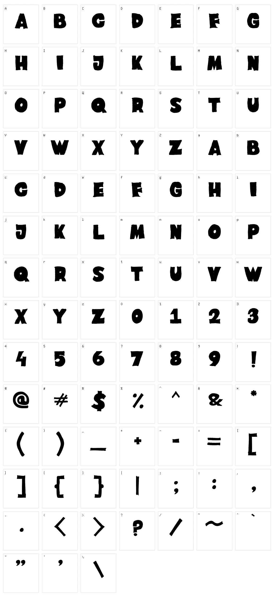 Johnie Blackerson Character Set