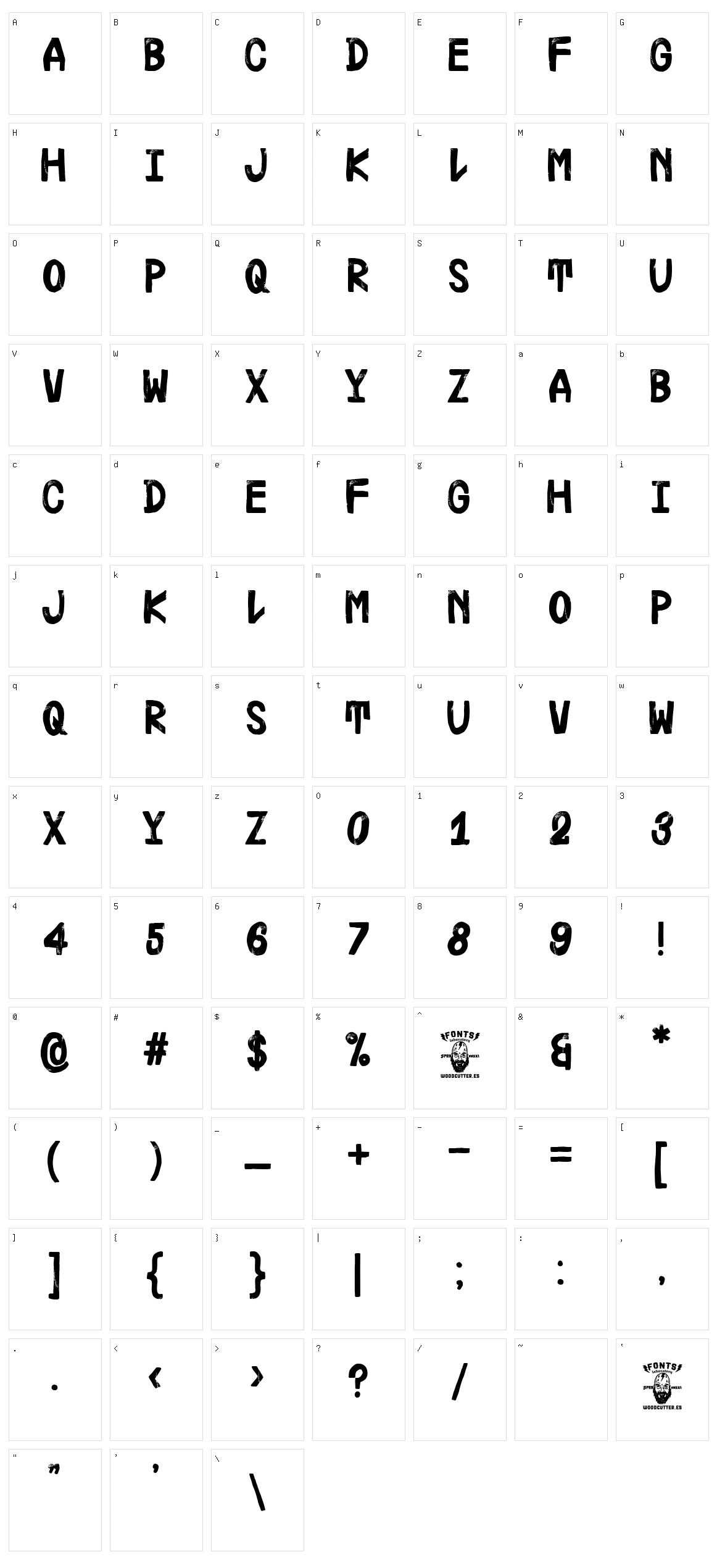 Ledesma Corporation Character Set
