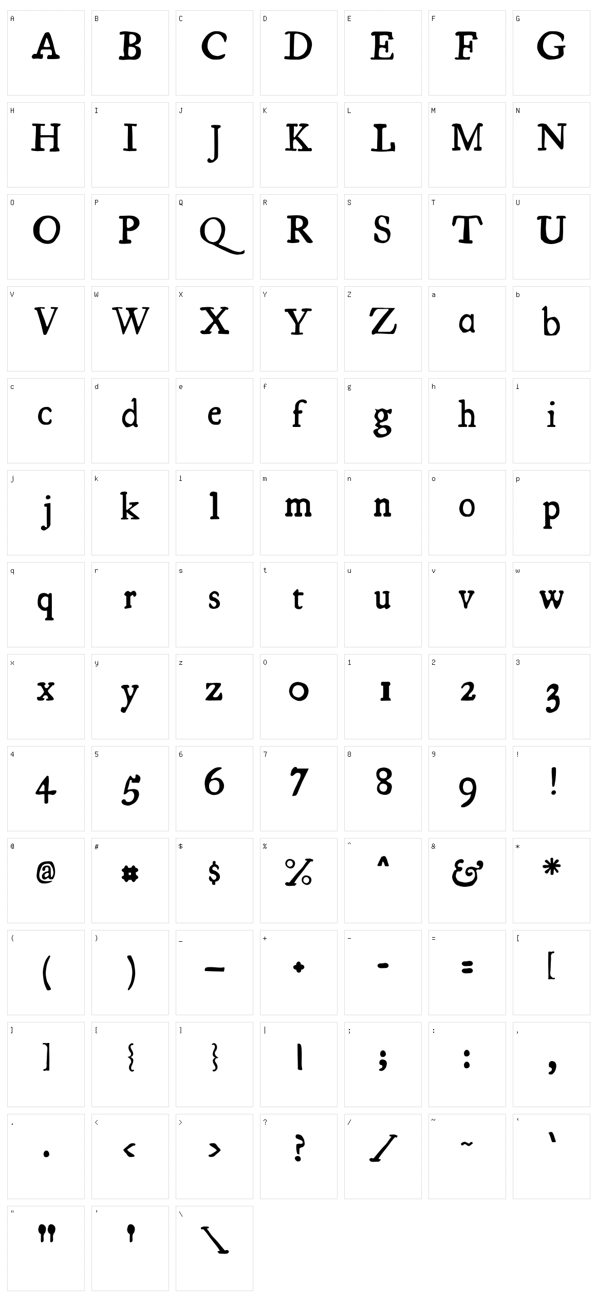LPEducational Character Set