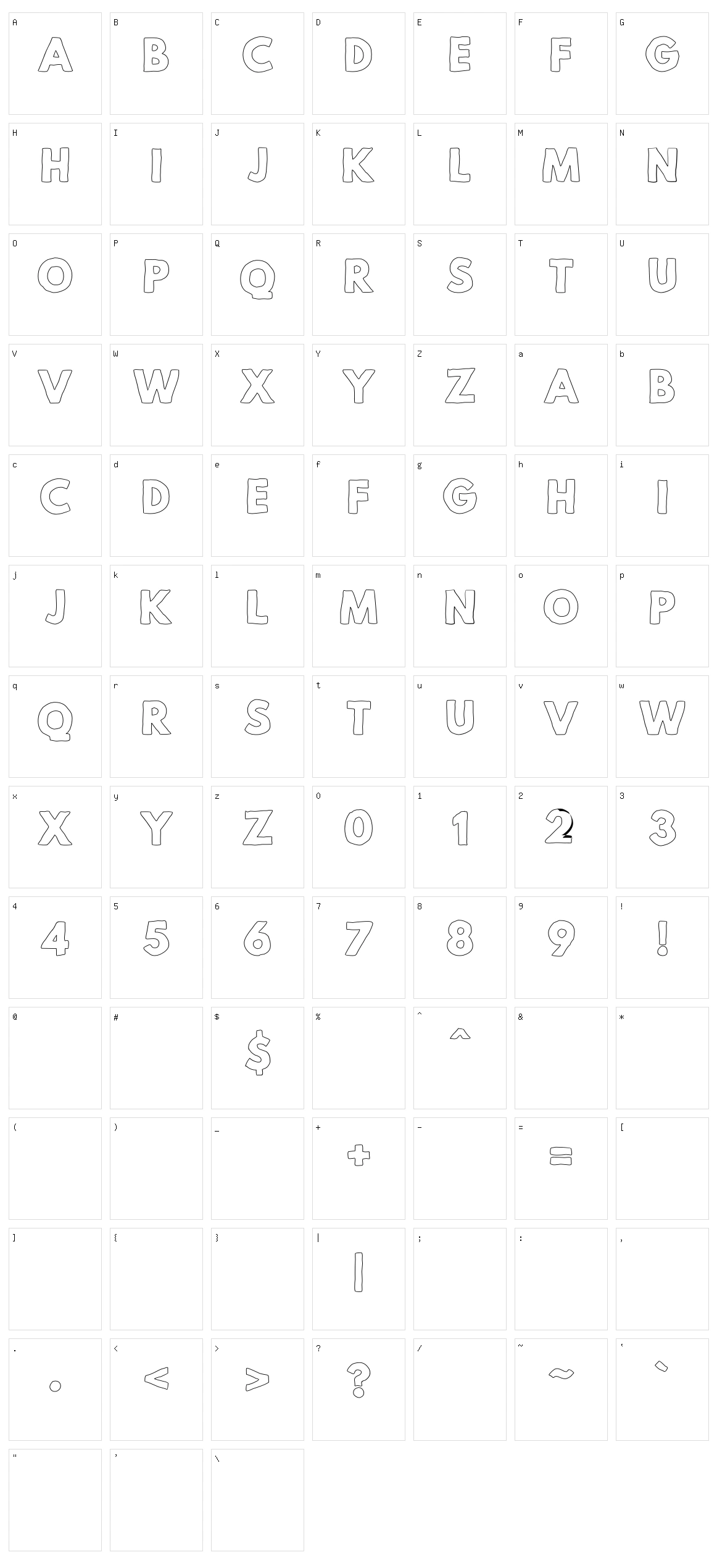 Mild Life Character Set